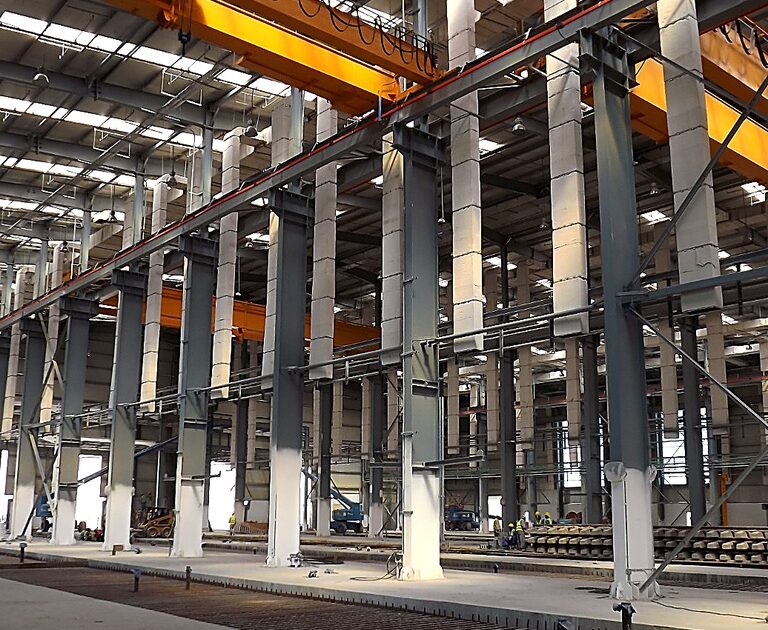 Al-Nayria workshop industrial construction project, Saudi Arabia