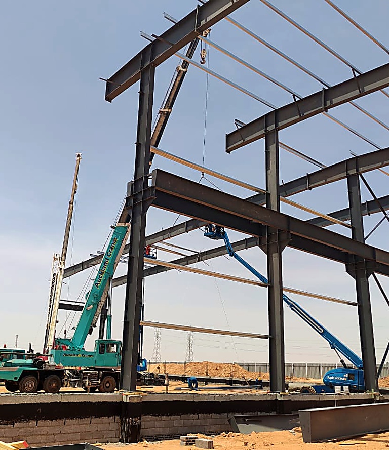 Thermomechanic workshop industrial construction, Jubail, Saudi Arabia