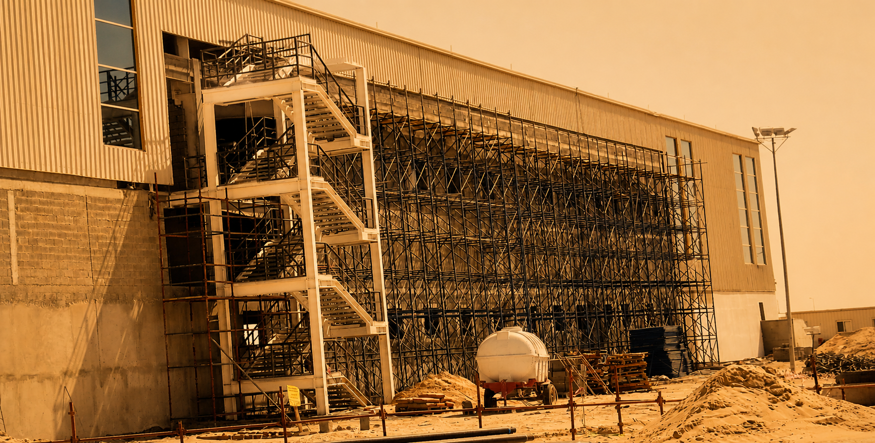 Al-Nayria workshop construction project by APCC