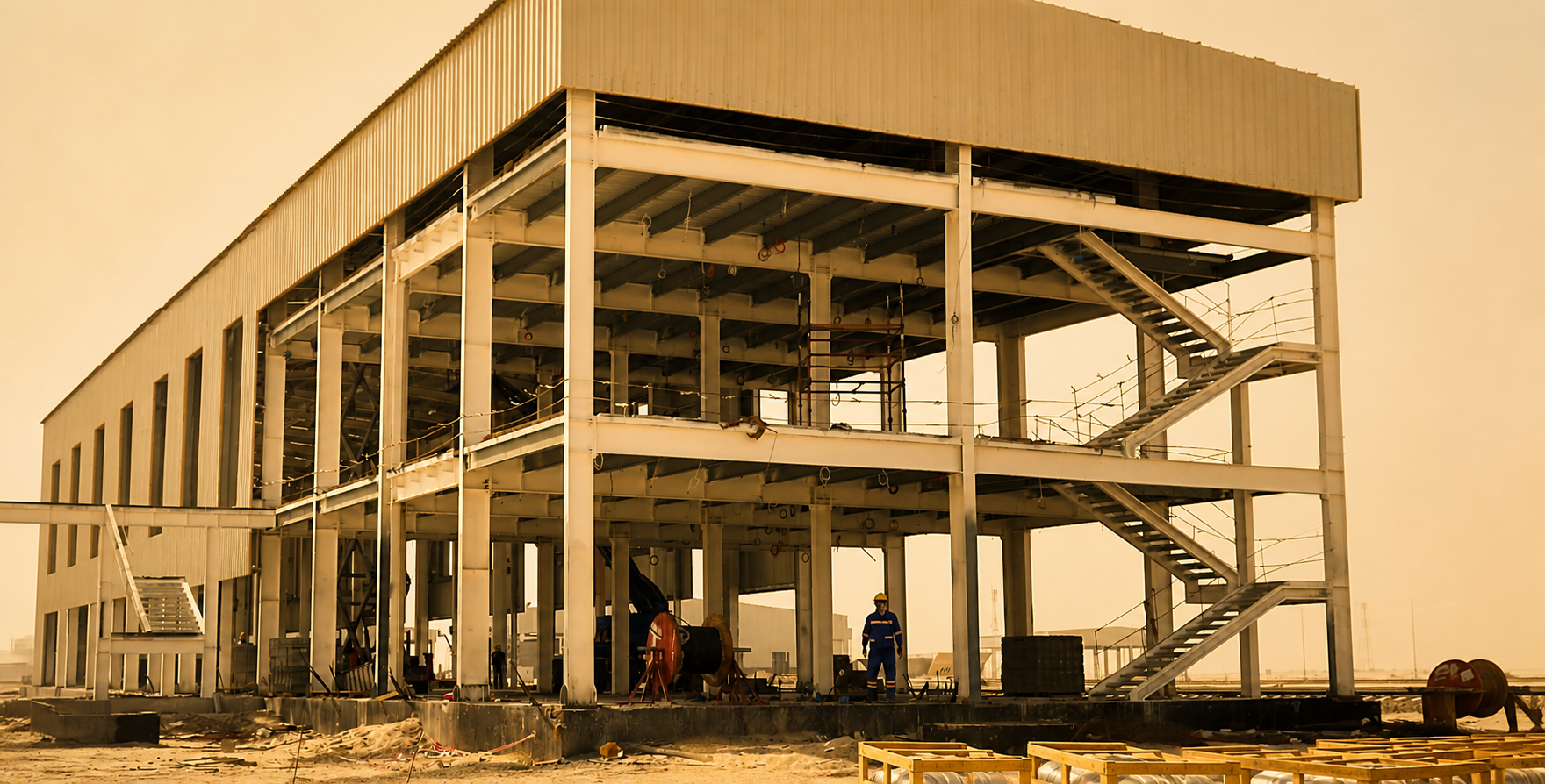 Al-Nayria workshop construction project by APCC